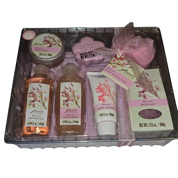 Floral Breeze Luxury Bath & Body Spa Gift Set  6 Piece Collection Blossom - Picture 1 of 3